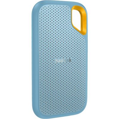 Disco duro SSD externo 2TB - SanDisk Extreme Portable SSD, 2.5", Hasta 1050 MB/s, NVMe, USB 3.2, IP65, Azul