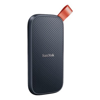 Disco duro SSD externo 2TB - SanDisk Portable SSD, Portátil, USB 3.2 Gen 2, Lectura de hasta 800 MB/s, Gancho de goma, Gris