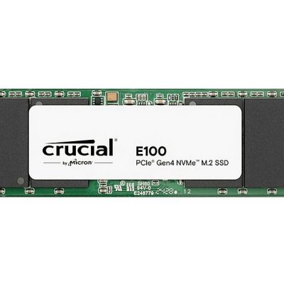 Disco duro SSD interno 1 TB - CRUCIAL E100, Interno, Negro