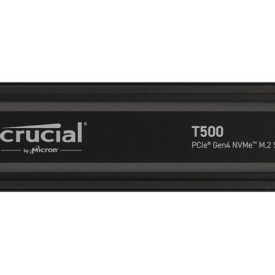 Disco duro SSD interno 1 TB - CRUCIAL Isco duro interno solido ssd crucial t500 1tb pcie nvme 4.0 x4 con hs, Interno, Not available
