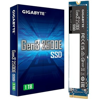 Disco duro SSD interno 1 TB - GIGABYTE Gen3 2500E SSD 1TB, Interno, Not available