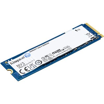 Disco duro SSD interno 1 TB - KINGSTON Disco SSD Kingston NV3 1TB/ M.2 2280 PCIe NVMe, Interno
