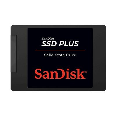 Disco duro SSD interno 1 TB - SANDISK SSD PLUS, 2.5", Hasta 545 MB/s lectura, 515 MB/s escritura, SATA, Negro