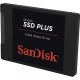 Disco duro SSD interno 1 TB - SANDISK SSD PLUS, 2.5", Hasta 545 MB/s lectura, 515 MB/s escritura, SATA, Negro