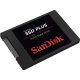 Disco duro SSD interno 1 TB - SANDISK SSD PLUS, 2.5", Hasta 545 MB/s lectura, 515 MB/s escritura, SATA, Negro