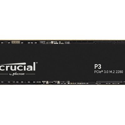 Disco duro SSD interno 1000 GB - CRUCIAL P3 1000GB 3D NAND NVME PCIE M.2INT SSD, Interno, Negro