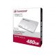 Disco duro SSD interno 480 GB - TRANSCEND TS480GSSD220S, Interno, Aluminio