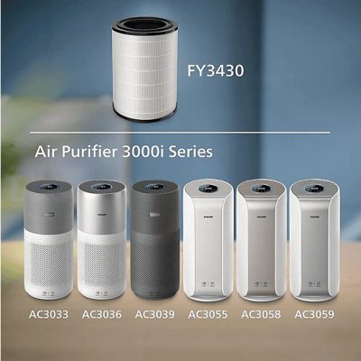 Filtro para purificador de aire  - FY3430/30 PHILIPS, Negro