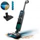 Fregona eléctrica - Cecotec FreeGo Wash&Vacuum Spray, Aspira y friega, 250 W, 700 ml, 35 min, Spray integrado, Incluye base de autolimpieza, Negro