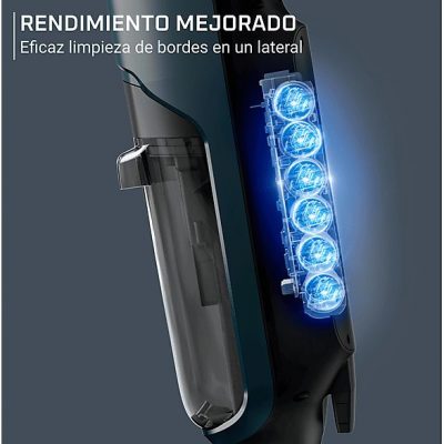 Fregona eléctrica - Rowenta X-Clean 2 GZ2251, Wet & dry, 35 min autonomía, Modos ECO/MAX, Ligera, 2 en 1, Aspira y friega, Autolimpieza, 120 W, Negro
