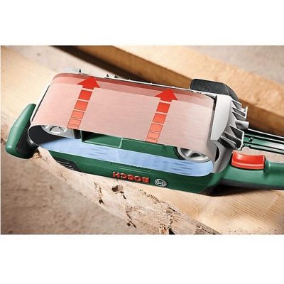 Lijadora  - PBS 75 A BOSCH, Negro, Verde