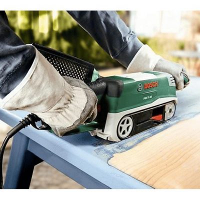 Lijadora  - PBS 75 AE Set BOSCH, Verde, Gris