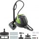 Limpiador de vapor - Polti Vaporetto Pro 95 Turbo Flexi, 1.3 l, 1100 W, 5 bares, Negro y Verde