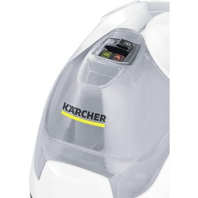 Limpiador vapor suelos - KARCHER 1.512-630.0, 2000 W, 0,8 l, 3,5 barbar, 100 m²m², Blanco