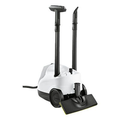 Limpiador vapor suelos - KARCHER 1.512-630.0, 2000 W, 0,8 l, 3,5 barbar, 100 m²m², Blanco