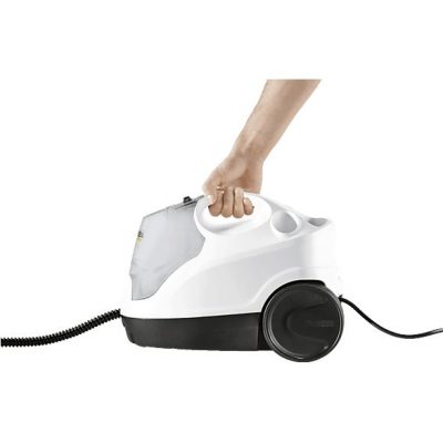 Limpiador vapor suelos - KARCHER 1.512-630.0, 2000 W, 0,8 l, 3,5 barbar, 100 m²m², Blanco