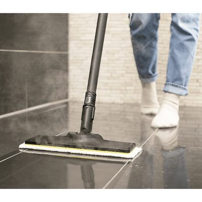 Limpiador vapor suelos - KARCHER 1.512-630.0, 2000 W, 0,8 l, 3,5 barbar, 100 m²m², Blanco