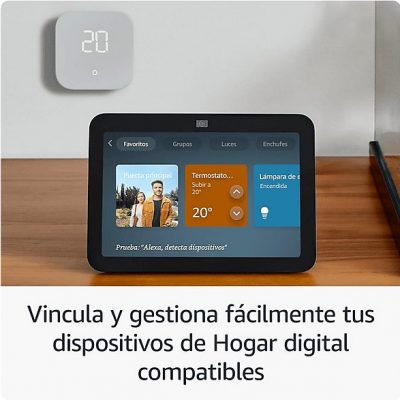 Pantalla inteligente con Alexa - AMAZON ECHO SHOW 8 (3N GEN) WHITE, Bluetooth, Amazon Alexa, Blanco