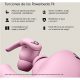 PowerBeats Fit (2025), Auriculares deportivos inalámbricos, True Wireless con aletas Secure-Fit, Apple, Android, Rosa