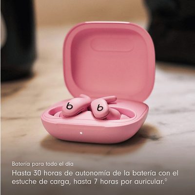 PowerBeats Fit (2025), Auriculares deportivos inalámbricos, True Wireless con aletas Secure-Fit, Apple, Android, Rosa