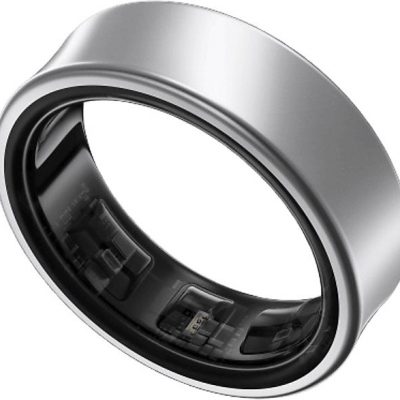 REACONDICIONADO Seminuevo Muy bueno Anillo Inteligente - Samsung Galaxy Ring, Tamaño 10 (19.8 mm), Plata, IA, Titanio, Batería hasta 7 días, BT 5.4