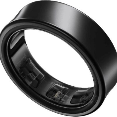 REACONDICIONADO Seminuevo Muy bueno Anillo Inteligente - Samsung Galaxy Ring, Tamaño 8(18.2 mm), Negro, IA, Titanio, Batería hasta 7 días, BT 5.4, ANC