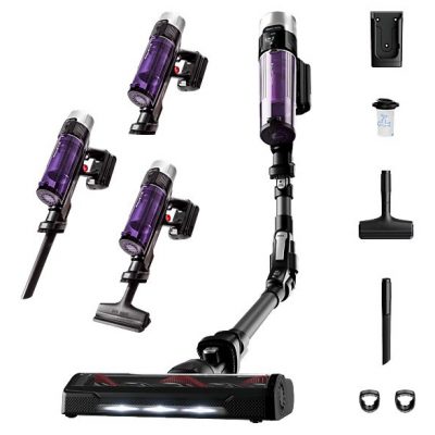 REACONDICIONADO Seminuevo Muy bueno Aspirador escoba - Rowenta RH2039WO X-Force Flex 9.60 Allergy, 200W, 0.4L, 45min, Ciclónica, 3modos
