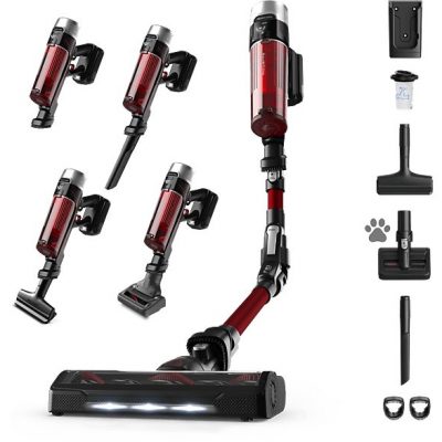 REACONDICIONADO Seminuevo Muy bueno Aspirador escoba - Rowenta RH2079 X-Force Flex 9.60 Animal Care, 200W, 0.4 L, 45 min, Tecnol. Ciclónica, 3 modos