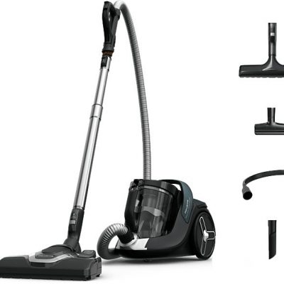 REACONDICIONADO Seminuevo Muy bueno Aspirador sin bolsa - Rowenta Green Force Cyclonic Effitech+ RO7C71, 900W, 2.5L, Filtración HEPA, Radio Acción 9m