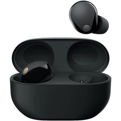 REACONDICIONADO Seminuevo Muy bueno Auriculares True Wireless - Sony WF1000XM5B, Cancelación de ruido (Noise Cancelling), Hi-Res, Google assistant