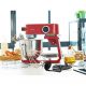Robot amasador - Cecotec Twist&Fusion 4000 Luxury Red, 800 W, 8 Velocidades, Rojo