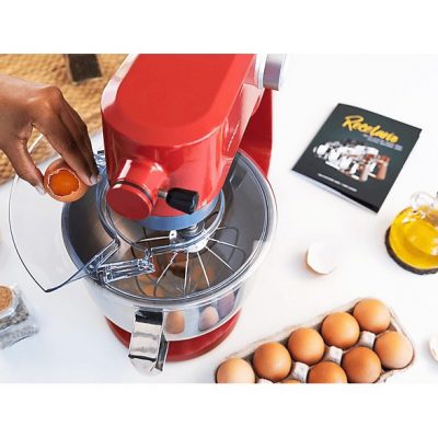 Robot amasador - Cecotec Twist&Fusion 4000 Luxury Red, 800 W, 8 Velocidades, Rojo