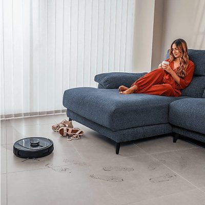 Robot aspirador - CECOTEC 9590 Spin Revolution Ultra Power Home, 1900 W, Potencia de succión 10000 kPa, Depósito 3 l, Autonomía 120 min, Multicolor