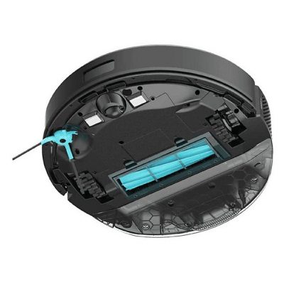 Robot aspirador - CECOTEC A01_EU01_114518, 35 W, Potencia de succión 20 kPa, Depósito 400 ml, Autonomía 180 min, Negro