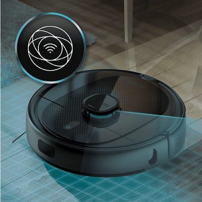 Robot aspirador - CECOTEC Conga 9590 Spin Revolution Ultra Power, 100 W, Depósito 500 ml, Autonomía 120 min, Multicolor