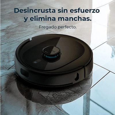 Robot aspirador - CECOTEC Conga 9590 Spin Revolution Ultra Power, 100 W, Depósito 500 ml, Autonomía 120 min, Multicolor