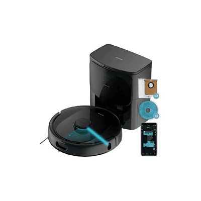 Robot aspirador - CECOTEC Conga 9990 AI Spin Revolution Ultra Power Home, 1000 W, Potencia de succión 10 kPa, Depósito 500 ml, Autonomía 120 min, Multicolor