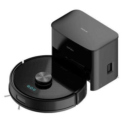 Robot aspirador - CECOTEC Conga Y70, 20 W, Potencia de succión 20000 kPa, Depósito 3 l, Autonomía 250 min, Negro