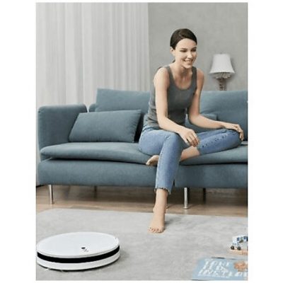 Robot aspirador - DREAME F9, 40 W, Potencia de succión 2,5 kPa, Depósito 0,6 l, Autonomía 150 min, Blanco