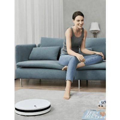 Robot aspirador - DREAME F9, 40 W, Potencia de succión 2,5 kPa, Depósito 0,6 l, Autonomía 150 min, Blanco