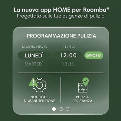 Robot aspirador - IROBOT 105 Combo, 120 W, Potencia de succión 7 kPa, Depósito 400 ml, Autonomía 120 min, Negro
