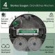 Robot aspirador - IROBOT Roomba 405 Combo Plus, 120 W, Potencia de succión 7 kPa, Depósito 295 ml, Autonomía 3 h, Negro