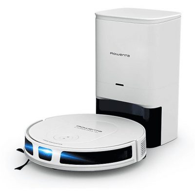 Robot aspirador - ROWENTA X-Plorer  Serie 70+ RR8497, 240 V, Potencia de succión 2,3 kPa, Depósito 0,35 l, Autonomía 120 min, Blanco