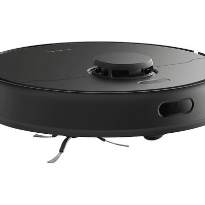 Robot friegasuelos - DREAME D9 Max Gen 2, 14,4 V, Potencia de succión 6000 kPa, Depósito 570 ml, Autonomía 285 min, Negro