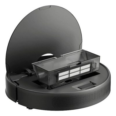 Robot friegasuelos - DREAME D9 Max Gen 2, 14,4 V, Potencia de succión 6000 kPa, Depósito 570 ml, Autonomía 285 min, Negro