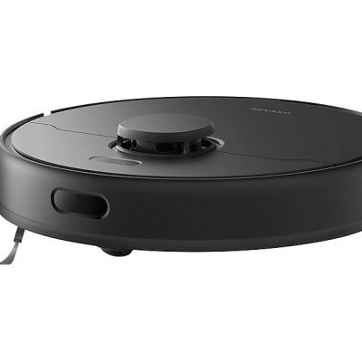 Robot friegasuelos - DREAME D9 Max Gen 2, 14,4 V, Potencia de succión 6000 kPa, Depósito 570 ml, Autonomía 285 min, Negro