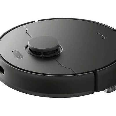 Robot friegasuelos - DREAME D9 Max Gen 2, 14,4 V, Potencia de succión 6000 kPa, Depósito 570 ml, Autonomía 285 min, Negro
