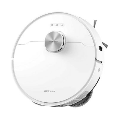 Robot friegasuelos - Dreame L10s Ultra Gen 2, 75W, Base autovaciado, 300 ml Depósito de polvo, Succión 10000 Pa, Blanco