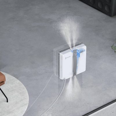 Robot limpiacristales - ECOVACS WG841-01TD, 90 W, Autonomía 80Min., Blanco
