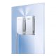 Robot limpiacristales - ECOVACS WG841-01TD, 90 W, Autonomía 80Min., Blanco